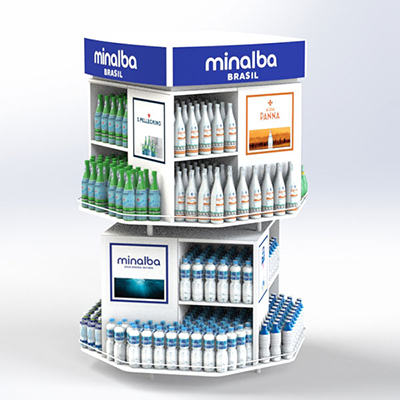 Expositor Ilha ou Display Ilha feito sob medida para cliente.